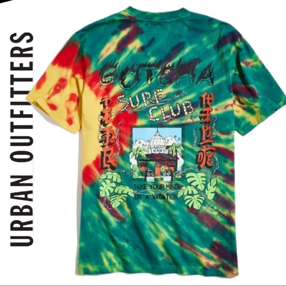 NEW UrbanĀ Outfitters GOTCHA Paradise Hills Tie-Dye Tee ShirtāT-Shirt S